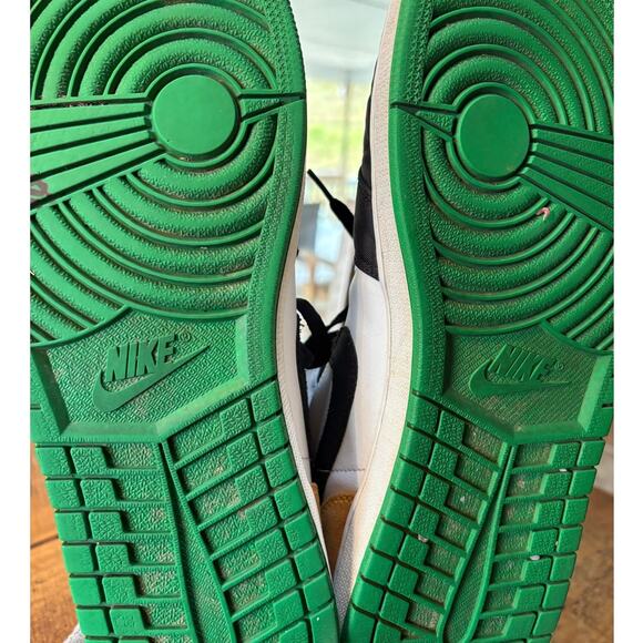 Nike Air Jordan 1 Retro Mid SE Oakland Shoes Sneakers Green Yellow Mens Size 13 - Picture 16 of 16